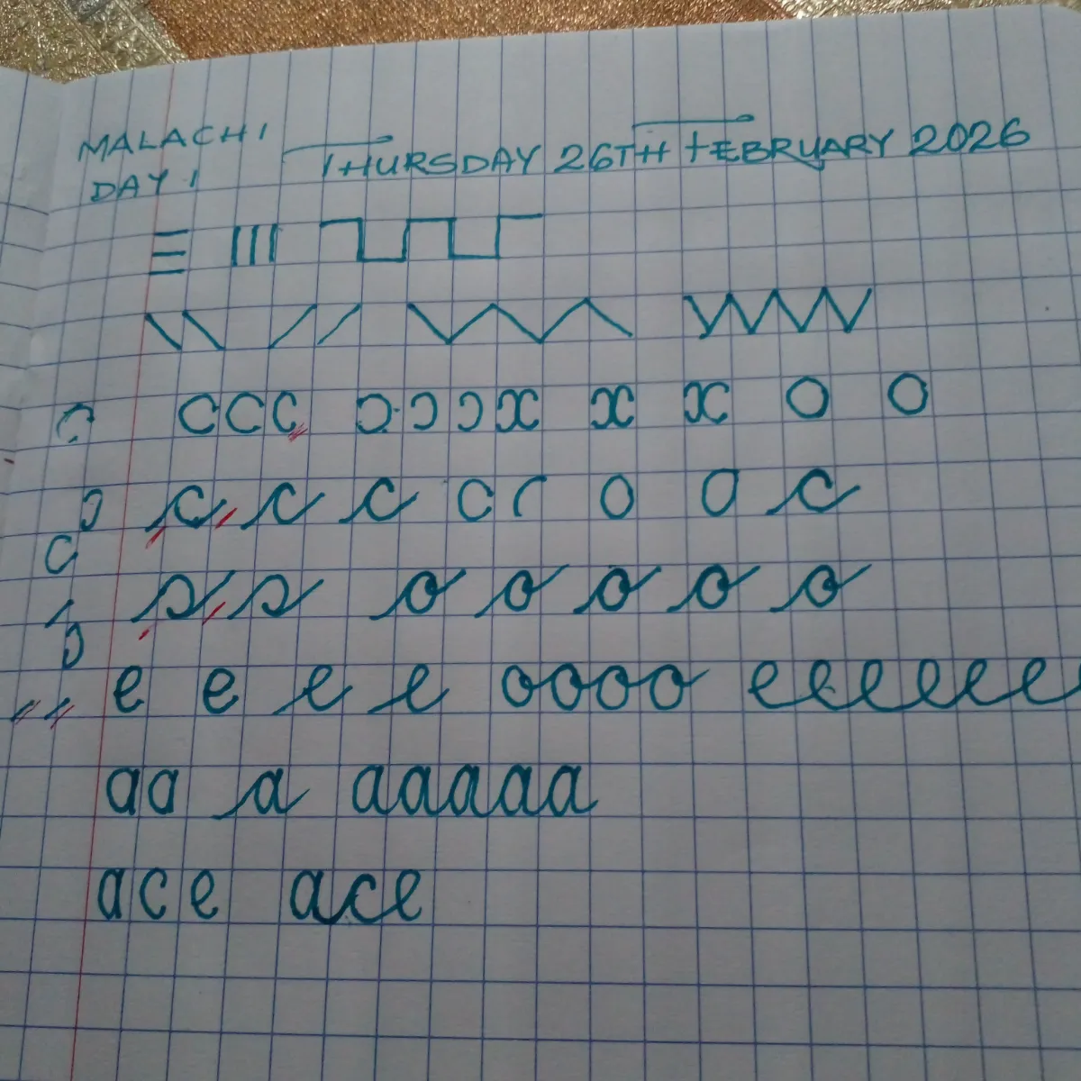 Image of Handwriting Development Tutoring 